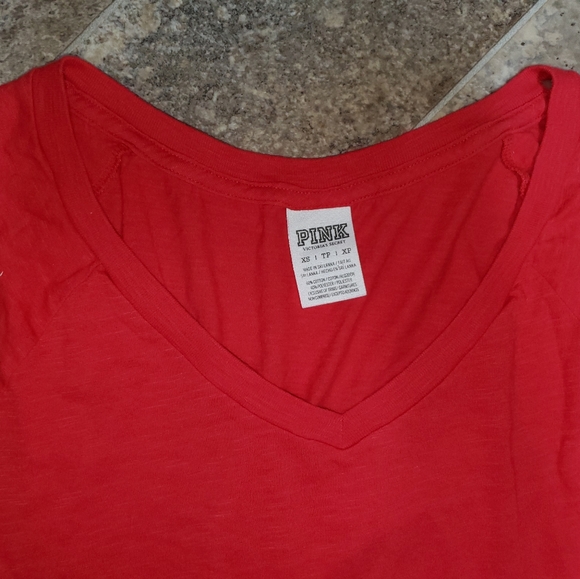 PINK VICTORIA'S SECRET V-Neck Long Sleeve Shirt - Picture 2 of 5